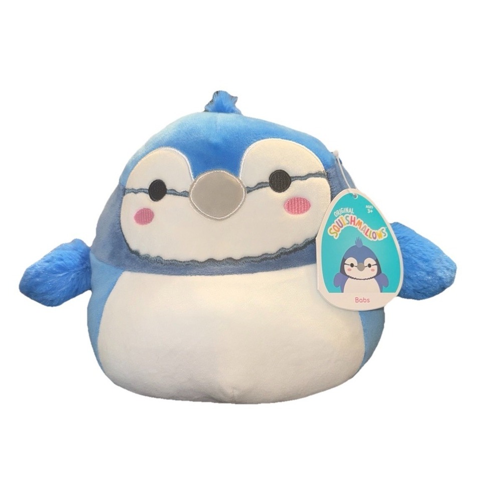 Squishmallows Babs Blue Jay Bird 8" Collectible Plush 2020 Stuffed Animal NWT